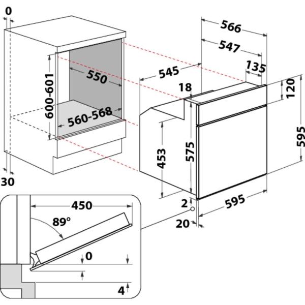 Privileg PHVK3 OH5V IN - Herd mit 5 Jahre Garantie, Edelstahl, für Elektrokochfelder, Hydrolyse, 60 x 60 cm